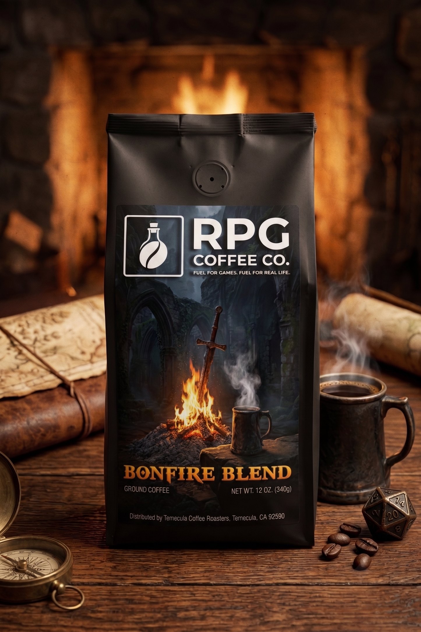 Bonfire Blend: Premium Coffee (Fine Ground)