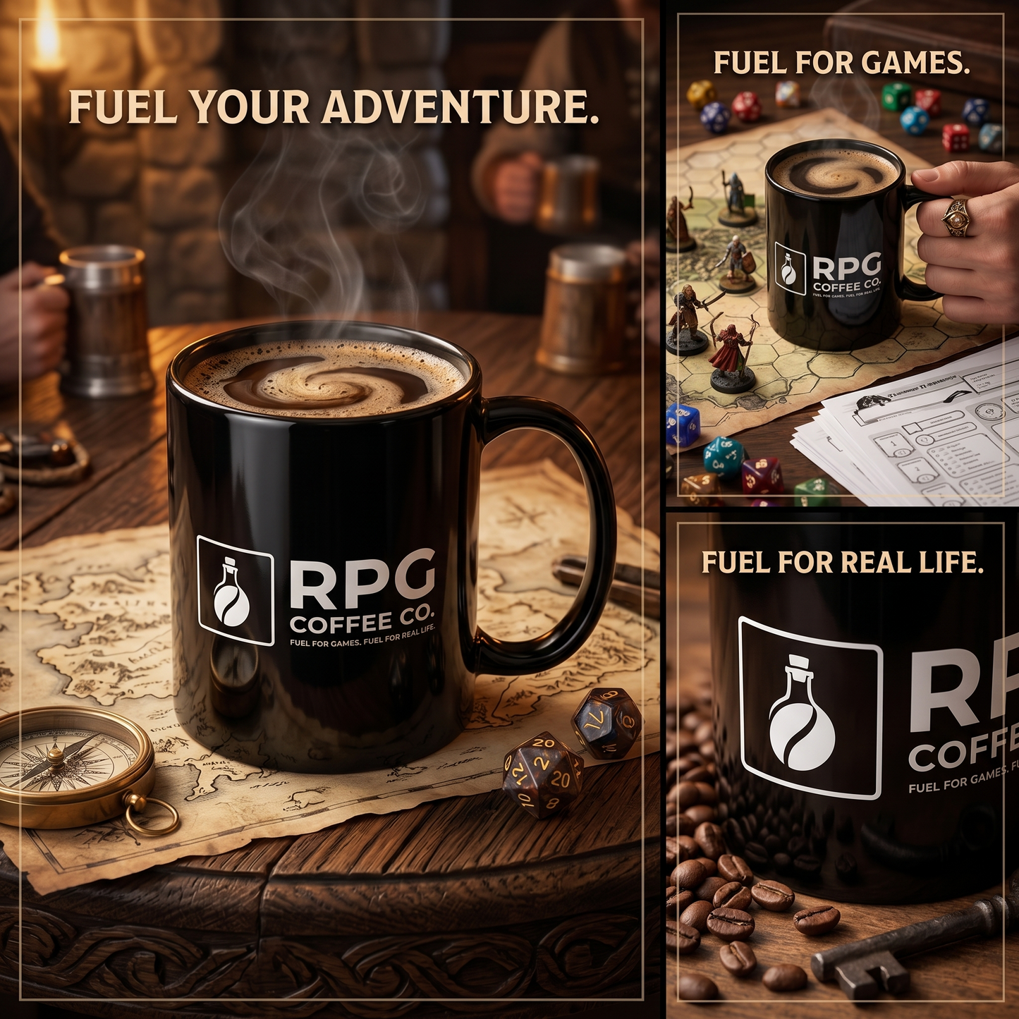 The Mainhand Vessel: RPG Coffee Mug