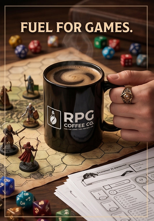 The Mainhand Vessel: RPG Coffee Mug